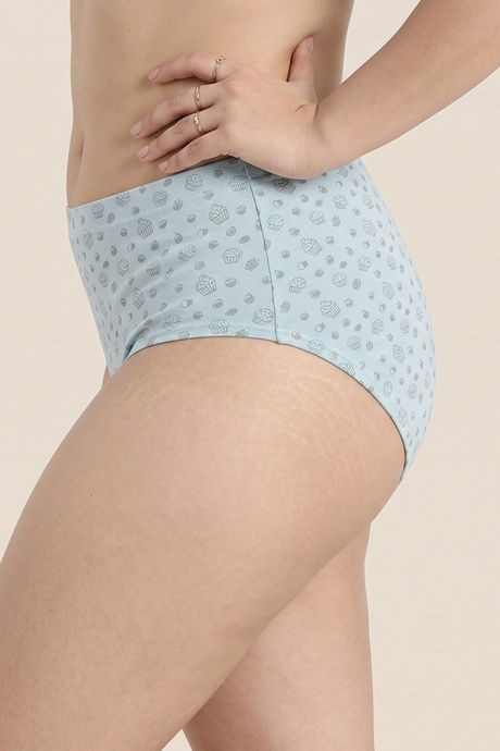 Zivame Medium Rise Full Coverage Hipster Panty (Pack of 3) -  Multicolor — image 3